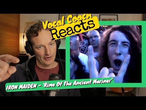 Vocal Coach REACTS - IRON MAIDEN 'Rime Of The Ancient Maiden'