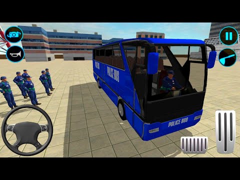 Us police Bus Mountain Driving Simulator 🚙👮💥|| Gameplay 01 Simulator gameplay