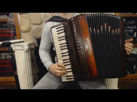 BELTLEAV120CC - Carved Copper Beltuna Leader V Fly Piano Accordion LLMMH 41 120 $13999