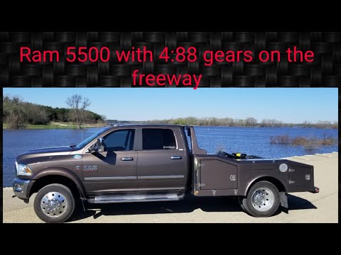 Ram 5500 with 4:88 gears on the freeway