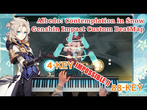 Pianist plays the Rhythm Game and the Piano at the SAME TIME? | Genshin Impact Custom BeatMap - YouTube