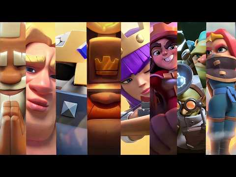 ALL Clash Royale CHAMPIONS Trailers