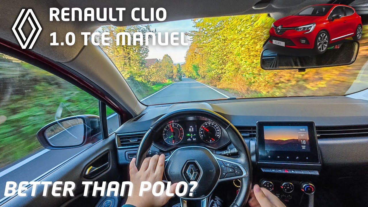 2023 RENAULT CLIO 1.0 TCe Manuel (90HP) - POV Test Drive | Winding Roads & Dirt Track [4K]