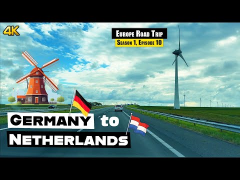 Driving from Hamburg 🇩🇪 to Amsterdam 🇳🇱 4k | Europe Road trip, S1 Ep10