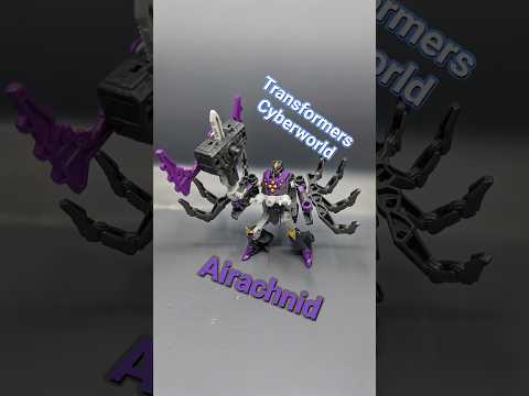 3 Minute Reviews #transformers #cyberworld #armored #cyberchangers #decepticons #airachnid #armorup