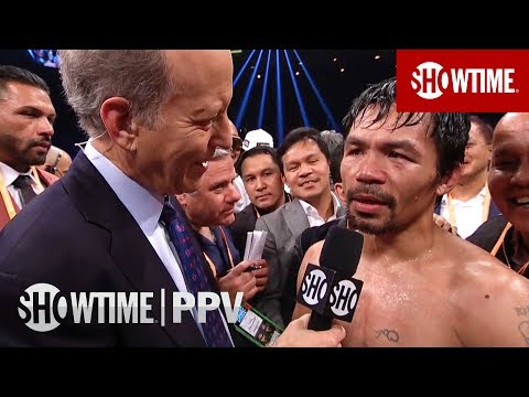 Pacquiao vs. Broner Post-Fight Interviews | SHOWTIME PPV