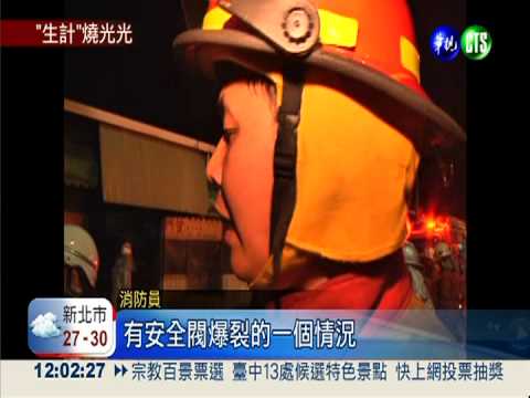 2夜市大火 百人救援險燒瓦斯桶