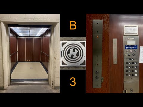 Old School GAL! Haughton (mod. Allied) Traction elevator @ SingerCT (Building 3) - Bridgeport, CT