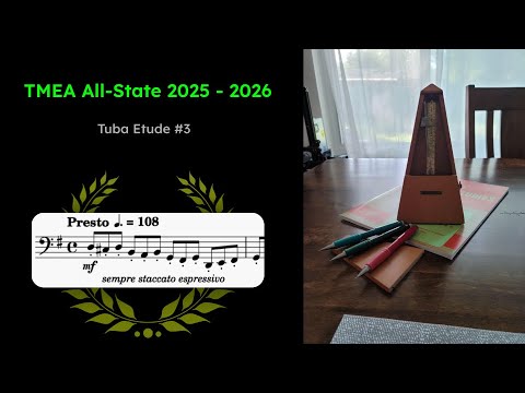 2025-2026 TMEA Tuba Etude #3