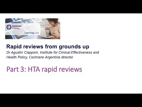 HTA rapid reviews