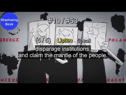 [ShadowingBook] The rise of modern populism - Takis S Pappas | TED-Ed