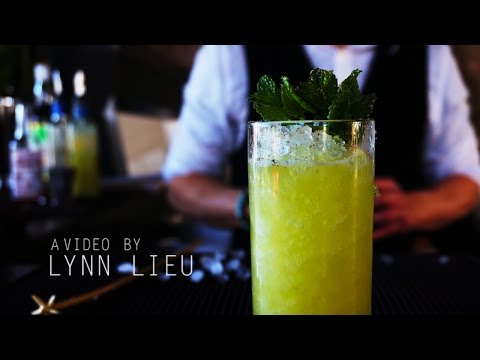 How to Make a Chartreuse Swizzle