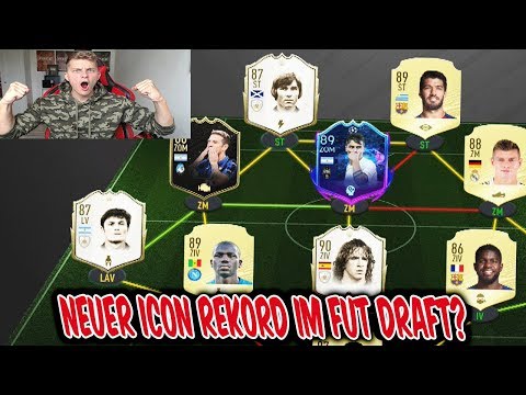 Gibt es heute endlich einen neuen ICON REKORD im Fut Draft? - Fifa 20 Ultimate Team Deutsch