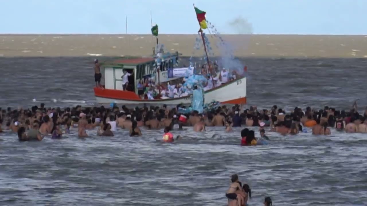 Yemanjá e Nossa Senhora dos Navegantes - Praia do Laranjal 2024 - by Fly Camera Pelotas