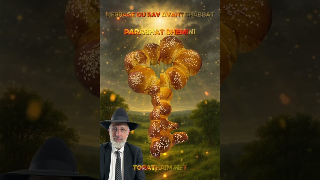 Parashat Shemini 5785 - Message du Rav avant Shabbat