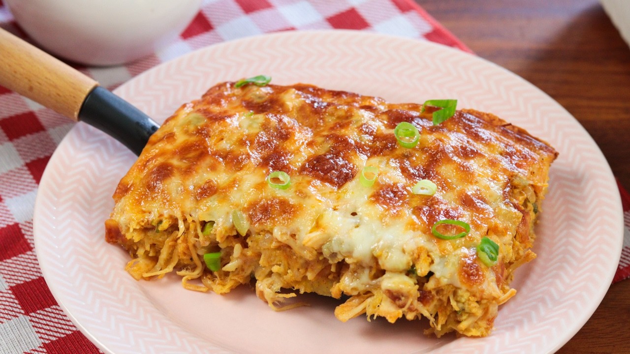 TORTA DE FRANGO SEM TRIGO - RÁPIDA, FÁCIL E DELICIOSA PARA COMER SEM CULPA