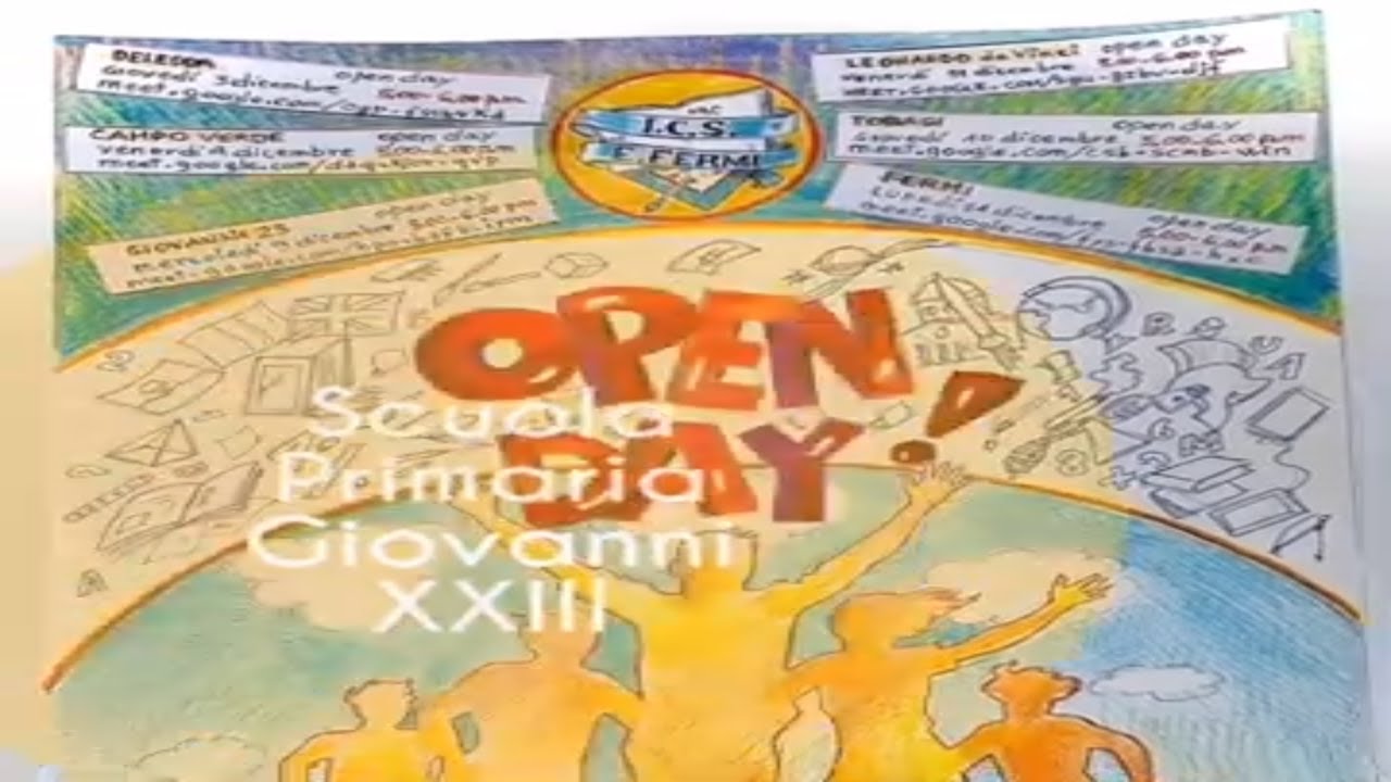 Open Day 9-12-20 Scuola Primaria Giovanni XXIII San Giuliano Milanese