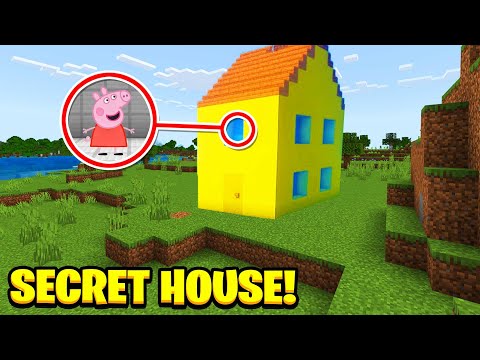 Exploring Peppa Pig's House in Minecraft!