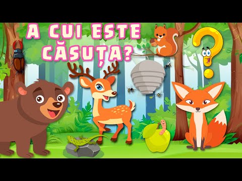 A cui este casuta? - In padure | Copilasi Dragalasi