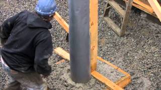 Fast-Tube™ Concrete Column Form Installation