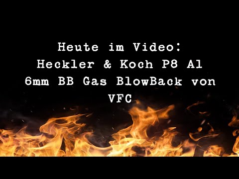 Heckler & Koch P8 A1 Airsoft 6mm BB Gas BlowBack - Die Bundeswehr Pistole