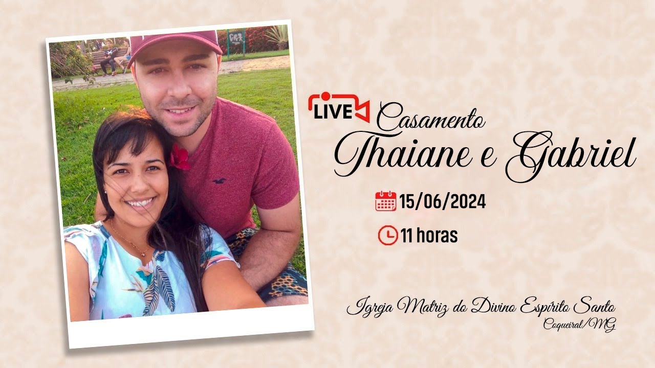 Cerimônia de Casamento de Thaiane e Gabriel