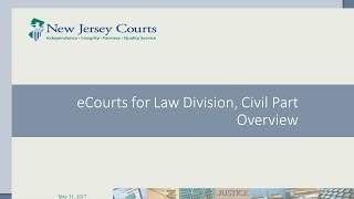 Civil Part eCourtsTraining
