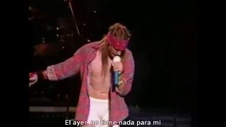 Guns &#39;n&#39; Roses - Yesterday (Subtitulos español)