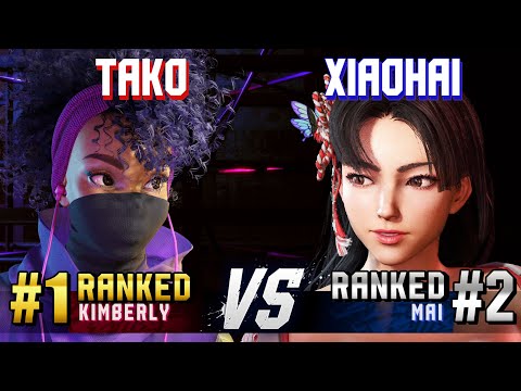 SF6 ▰ TAKO (#1 Ranked Kimberly) vs XIAOHAI (#2 Ranked Mai) ▰ High Level Gameplay
