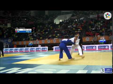 Judo 2014 Grand Prix Samsun: Dvarby (SWE) - Basol (TUR) [-90kg]