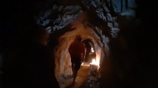 We took a Tour of the Eldorado Canyon Mine in Nelson Ghost Town , Nevada
