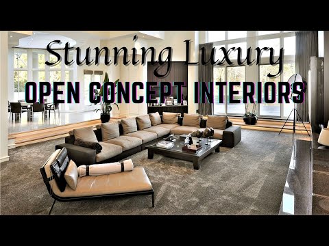Stunning Luxury Open Concept Interiors, Modern Living...