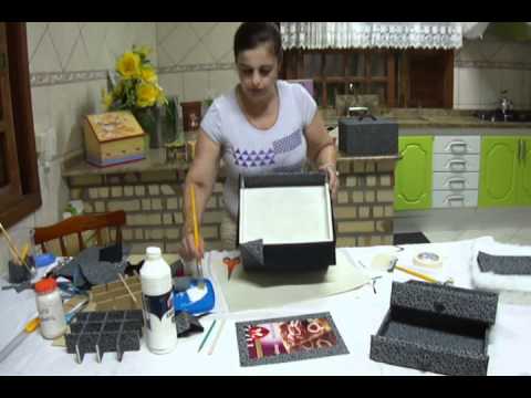 Porta Jóia com duas gaveta em tecido Part. 2