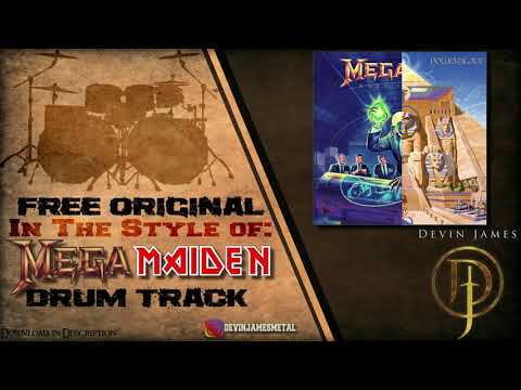 Megamaiden Styled Free Original Drum Track - 177 BPM (FREE WAV & MIDI DOWNLOAD)