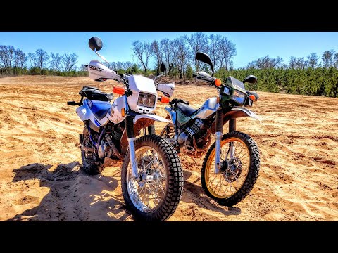 Breite vs. schmale Reifen im tiefen Sand | TW 200 vs. Super Sherpa 250