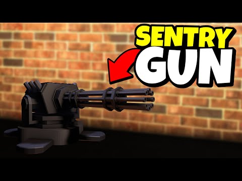 [READ DESCRIPTION FOR NEW VERSION] How To Make A SENTRY GUN | HowToRoblox