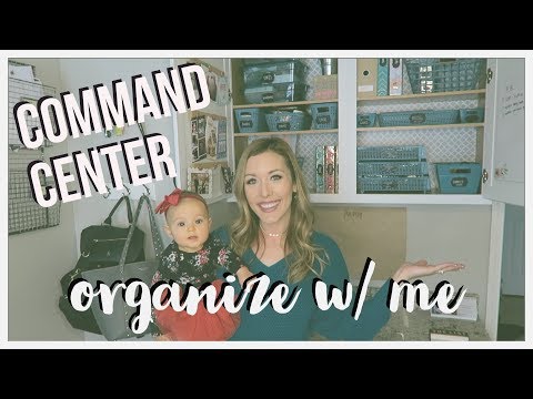 ORGANIZE WITH ME | family command center | brianna k Video
