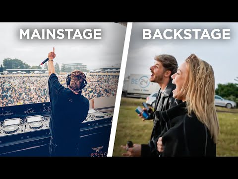 What really happens behind the scenes as a MAINSTAGE DJ!
