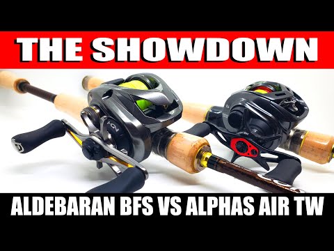 Shimano ALDEBARAN BFS VS Daiwa ALPHAS AIR TW.... CAST BATTLE AT LAST!!!