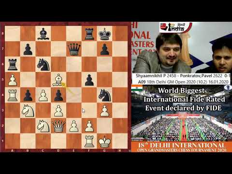 Stopping India from getting its 66th GM | Shyaamnikhil vs Pavel Ponkratov