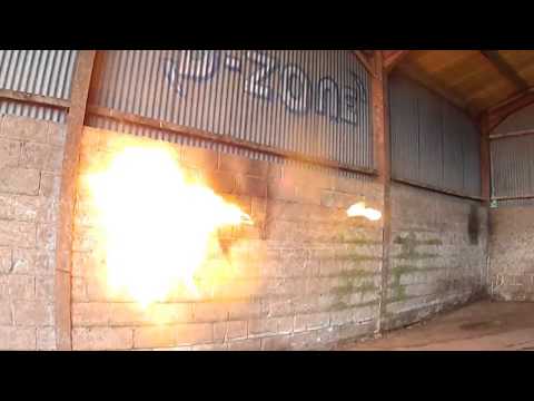 Petrol Bomb Explosions   Slow Motion Molotov Cocktail