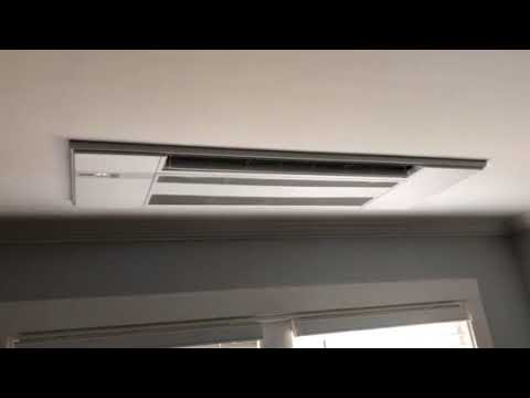 Mitsubishi ductless ceiling cassette air conditioner