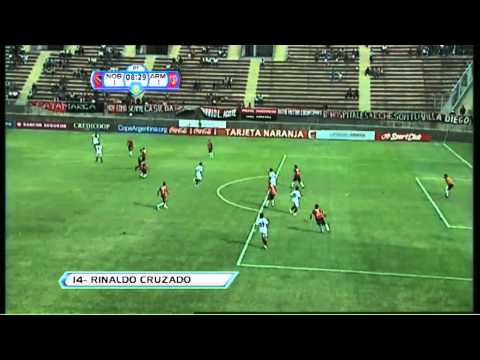 Gol Cruzado. Newell's 1 Armenio 1. Copa Argentina 2013. 16avos de Final. Fútbol Para Todos.
