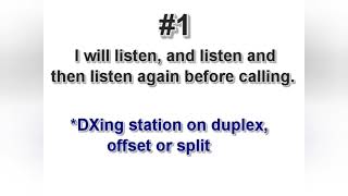DX CODE OF CONDUCT #1 LISTEN LISTEN & LISTEN | HOW TO CALL AND WORK DX