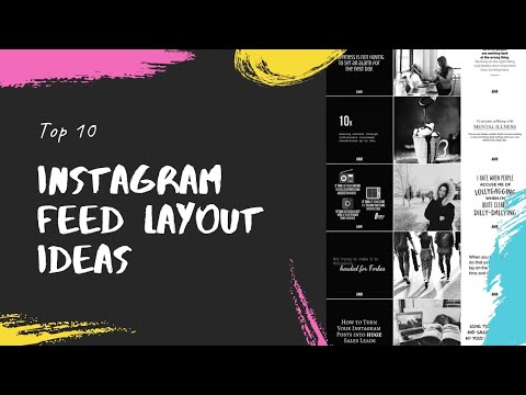 Instagram feed layout ideas 2021 | Instagram aesthetic ideas | Instagram theme