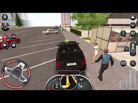Taxi Sim 2016 #1 - DANGEROUS RIDE! Taxi Game Simulator Android iOS gameplay