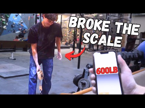 Pro Climber Tests Finger Strength for the First Time