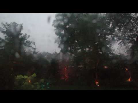 Severe morning storms over Columbus, Ohio, with power outage! 7-22-2017