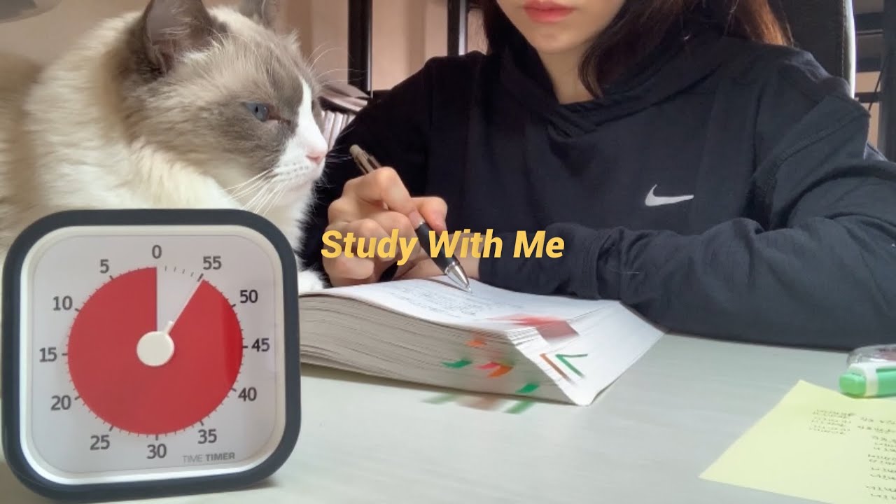 [Study With Me]10HOURS STUDY+BREAK (ASMR SOUNDS) 같이 밤새요! 🌝 徹夜動画