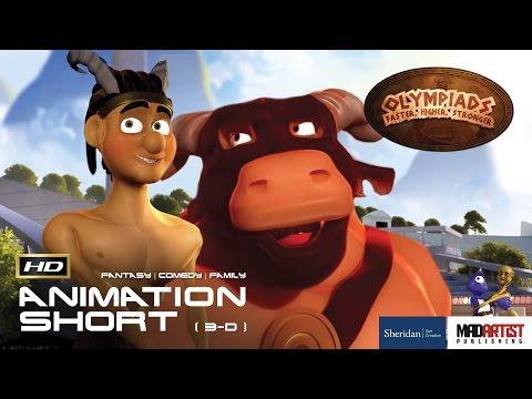 Funny CGI 3D Animated Short Film ** OLYMPIADS ** Mythical Cartoon for Kids by Alex Henderson